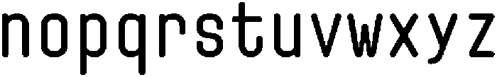 Mono Trea Regular otf (400) Font LOWERCASE