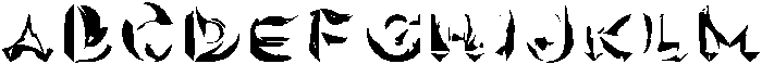 MonoFold Regular otf (400) Font UPPERCASE