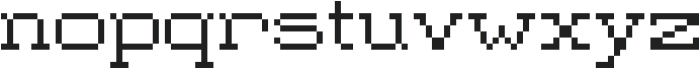 MonoMatrix ttf (400) Font LOWERCASE