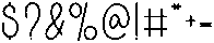 Monoblast Regular otf (400) Font OTHER CHARS