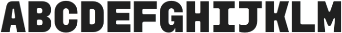 Monoblock Black otf (900) Font UPPERCASE