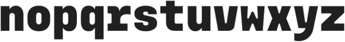 Monoblock Black otf (900) Font LOWERCASE
