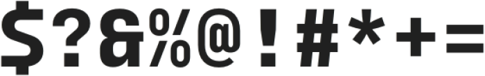 Monoblock Bold otf (700) Font OTHER CHARS