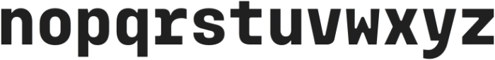 Monoblock Bold otf (700) Font LOWERCASE