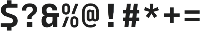 Monoblock Semi Bold otf (600) Font OTHER CHARS
