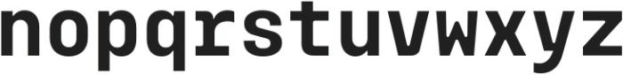 Monoblock Semi Bold otf (600) Font LOWERCASE
