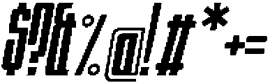Monobran Italic otf (400) Font OTHER CHARS