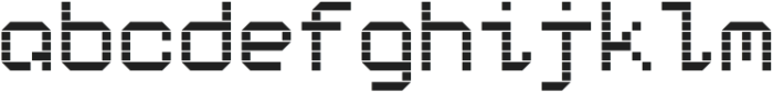 Monobrix Regular otf (400) Font LOWERCASE