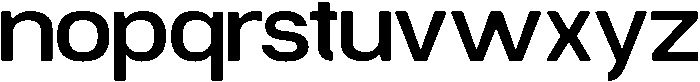 Monochrome otf (400) Font LOWERCASE