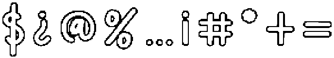 Monocrome Regular otf (400) Font OTHER CHARS
