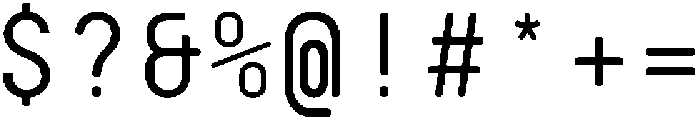 Monofrik Regular otf (400) Font OTHER CHARS