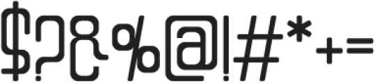 Monoger Outline Regular otf (400) Font OTHER CHARS