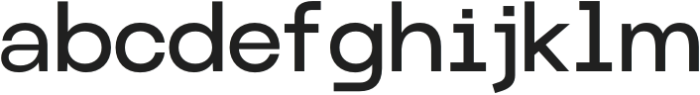 Monoglyphic Regular otf (400) Font LOWERCASE