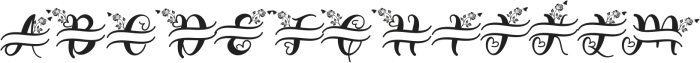 Monogram Butterfly ttf (400) Font LOWERCASE