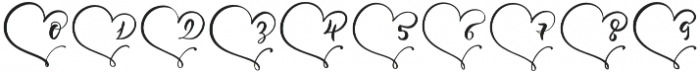 Monogram Heart otf (400) Font OTHER CHARS