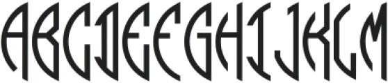 Monogram Left Regular otf (400) Font UPPERCASE