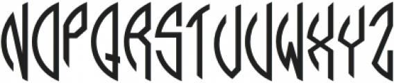 Monogram Left Regular otf (400) Font UPPERCASE