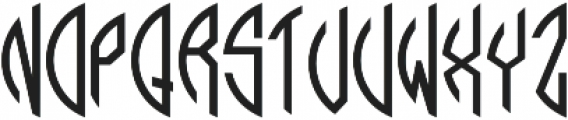 Monogram Left otf (400) Font UPPERCASE