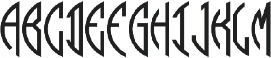 Monogram Left otf (400) Font LOWERCASE