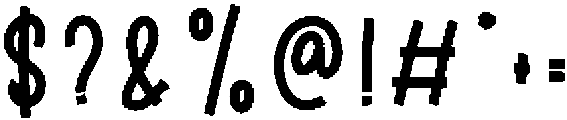 Monogram Regular otf (400) Font OTHER CHARS