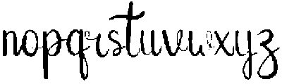 Monogram Regular otf (400) Font LOWERCASE