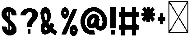 Monogram Regular otf (400) Font OTHER CHARS
