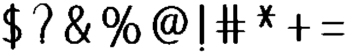 Monogram Regular otf (400) Font OTHER CHARS