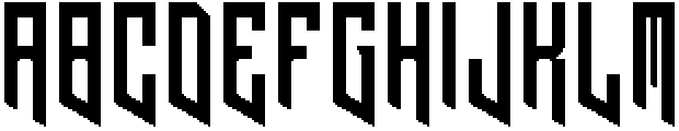 Monogram Regular otf (400) Font UPPERCASE