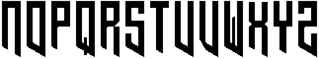 Monogram Regular otf (400) Font UPPERCASE