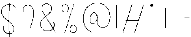 Monogram Regular otf (400) Font OTHER CHARS