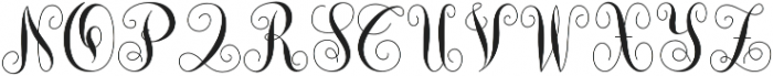 Monogram She otf (400) Font UPPERCASE