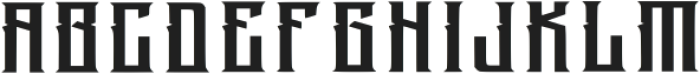 Monogram Typeface Regular otf (400) Font LOWERCASE