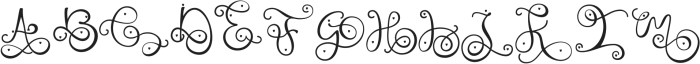 Monogram handwriting 02 Regular otf (400) Font UPPERCASE