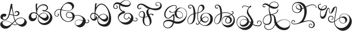 Monogram handwriting 03 Regular otf (400) Font UPPERCASE