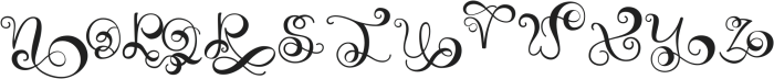 Monogram handwriting 03 Regular otf (400) Font UPPERCASE