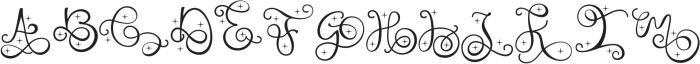 Monogram handwriting 07 Regular otf (400) Font LOWERCASE