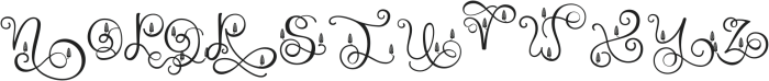 Monogram handwriting 09 Regular otf (400) Font UPPERCASE