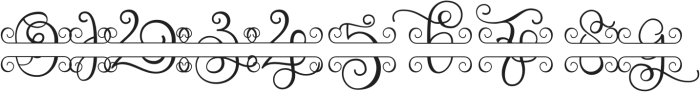 Monogram handwriting 13 Regular otf (400) Font OTHER CHARS