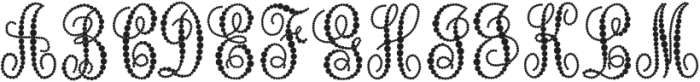 MonogramDotRegular Regular otf (400) Font UPPERCASE