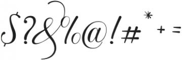 Monogramica Script otf (400) Font OTHER CHARS