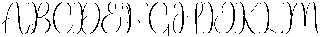 Monography Regular ttf (400) Font UPPERCASE