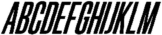 Monohaus Regular Italic otf (400) Font UPPERCASE