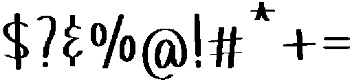 Monoline Handwriting Regular otf (400) Font OTHER CHARS