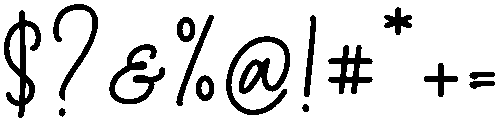 Monoline Regular otf (400) Font OTHER CHARS