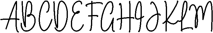 Monoline Regular otf (400) Font UPPERCASE