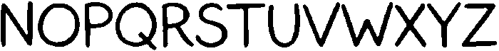 Monoline Sketch Font Regular otf (400) Font UPPERCASE