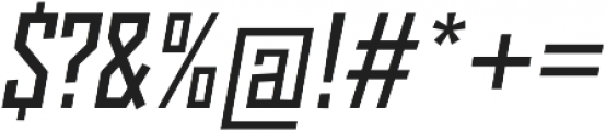 Monolisk Bold Italic otf (700) Font OTHER CHARS