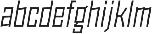 Monolisk Regular Italic otf (400) Font LOWERCASE