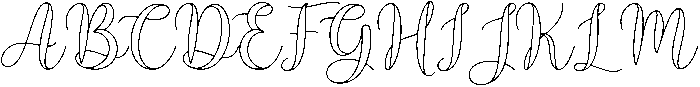 Monolove connect love regular otf (400) Font UPPERCASE