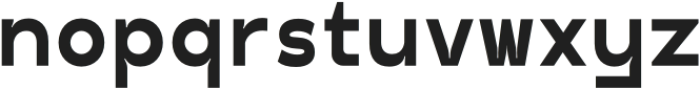 Monopack Regular otf (400) Font LOWERCASE
